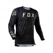 2021 FOX Motocross Cyclisme Maillot Manches Longues Noir