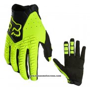 2021 Motocross Cyclisme FOX Gants Doigts Long Jaune