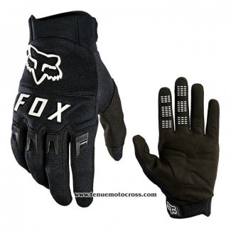 2021 Motocross Cyclisme FOX Gants Doigts Long Noir