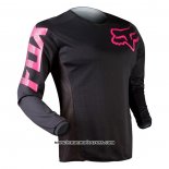 2021 Motocross Cyclisme Femme Maillot FOX Manches Longues Fuchsia Noir