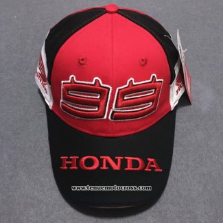 2020 Moto GP Cyclisme Honda Casquette Noir Rouge