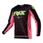 2020 Motocross Cyclisme Maillot FOX Manches Longues Noir Rose