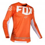 2020 Motocross Cyclisme Maillot FOX Manches Longues Orange