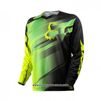 2020 Motocross Cyclisme Maillot FOX Manches Longues Vert