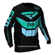 2020 Motocross Cyclisme Maillot FXR Manches Longues Noir Vert