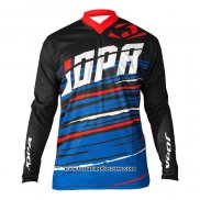 2020 Motocross Cyclisme Maillot Jopa Manches Longues Noir Bleu