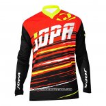 2020 Motocross Cyclisme Maillot Jopa Manches Longues Rouge