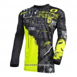 2020 Motocross Cyclisme Maillot Oneal Manches Longues Jaune