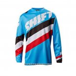 2020 Motocross Cyclisme Maillot Shift Manches Longues Bleu