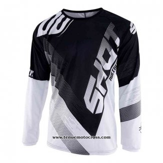 2020 Motocross Cyclisme Maillot Shot Manches Longues Blanc