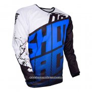 2020 Motocross Cyclisme Maillot Shot Manches Longues Bleu