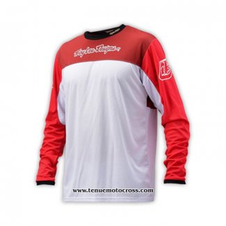 2020 Motocross Cyclisme Maillot TLD Manches Longues Blanc