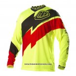 2020 Motocross Cyclisme Maillot TLD Manches Longues Jaune