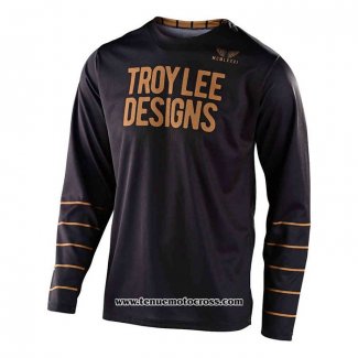 2020 Motocross Cyclisme Maillot TLD Manches Longues Noir