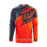 2020 Motocross Cyclisme Maillot TLD Manches Longues Orange