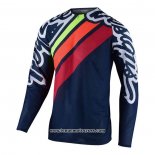 2020 Motocross Cyclisme Maillot TLD Manches Longues Profond Bleu