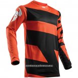 2020 Motocross Cyclisme Maillot Thor Manches Longues Orange Noir