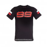 2020 Motocross Cyclisme T Shirt No.99 Manches Courtes Noir