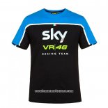 2020 Motocross Cyclisme T Shirt Sky Manches Courtes Noir