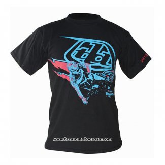 2020 Motocross Cyclisme T Shirt TLD Manches Courtes Noir