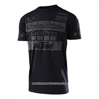 2020 Motocross Cyclisme T Shirt TLD Manches Courtes Noir