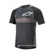 2021 Alpinestars Motocross Cyclisme T Shirt Manches Courtes Noir