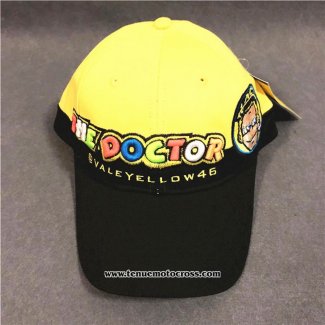 2020 Moto GP Cyclisme VR 46 Casquette Jaune