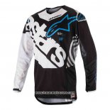 2020 Motocross Cyclisme Maillot Alpinestars Manches Longues Noir Blanc