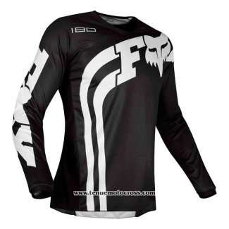 2020 Motocross Cyclisme Maillot FOX Manches Longues Noir