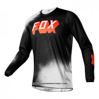 2020 Motocross Cyclisme Maillot FOX Manches Longues Noir