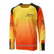 2020 Motocross Cyclisme Maillot KTM Manches Longues Orange