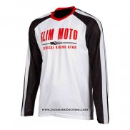 2020 Motocross Cyclisme Maillot Klim Manches Longues Blanc