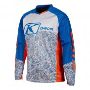 2020 Motocross Cyclisme Maillot Klim Manches Longues Bleu