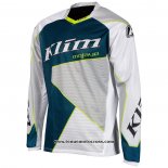 2020 Motocross Cyclisme Maillot Klim Manches Longues Bleu