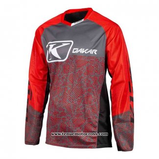 2020 Motocross Cyclisme Maillot Klim Manches Longues Rouge