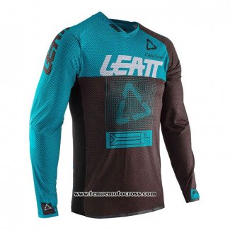 2020 Motocross Cyclisme Maillot Leatt Manches Longues Noir Bleu