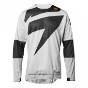 2020 Motocross Cyclisme Maillot Shift Manches Longues Blanc