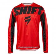 2020 Motocross Cyclisme Maillot Shift Manches Longues Rouge