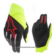 2021 Motocross Cyclisme Alpinestars Gants Doigts Long Jaune