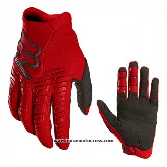 2021 Motocross Cyclisme FOX Gants Doigts Long Rouge